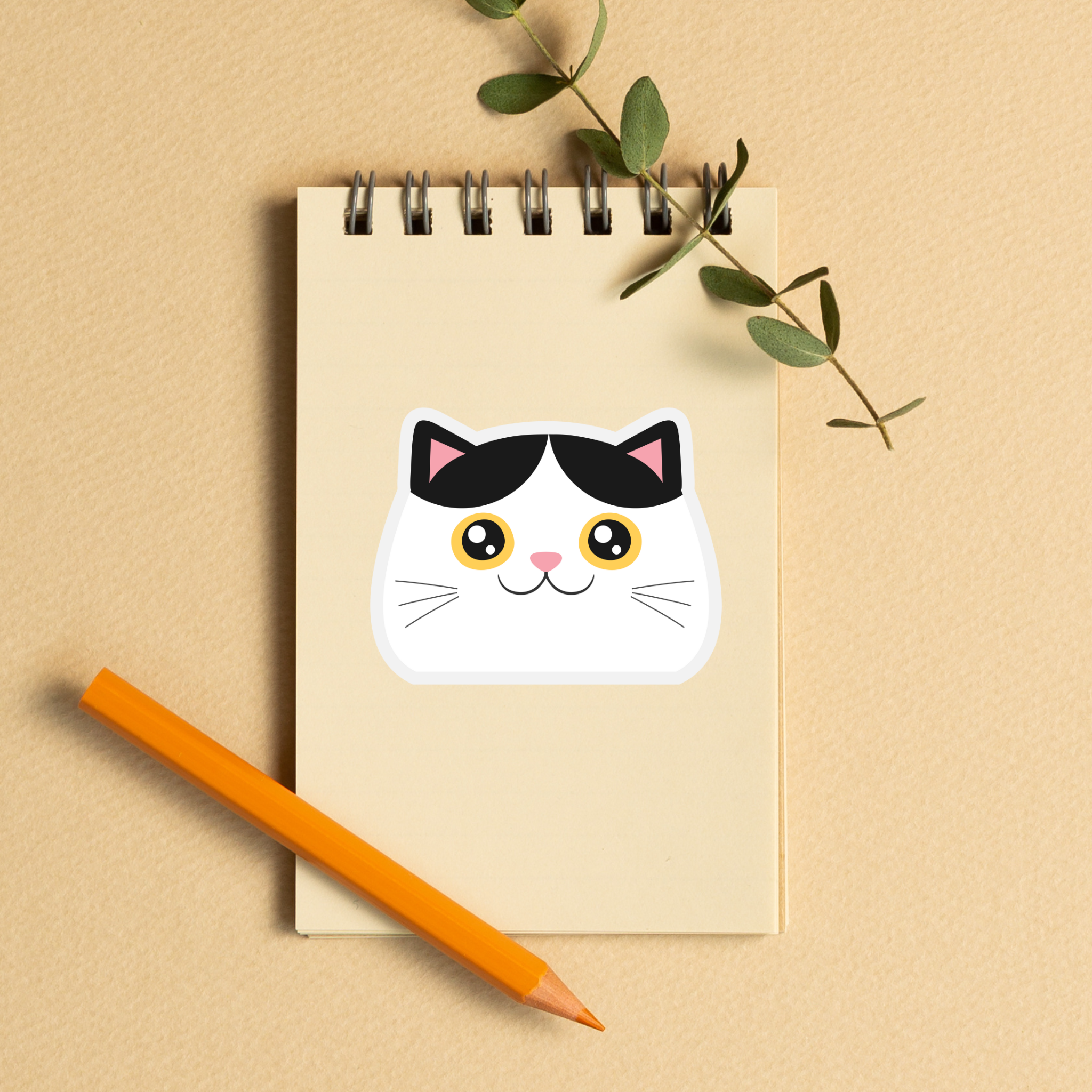 Aloha Ellie & Co. - Wholesale Sticker - Kitty Face Stickers3