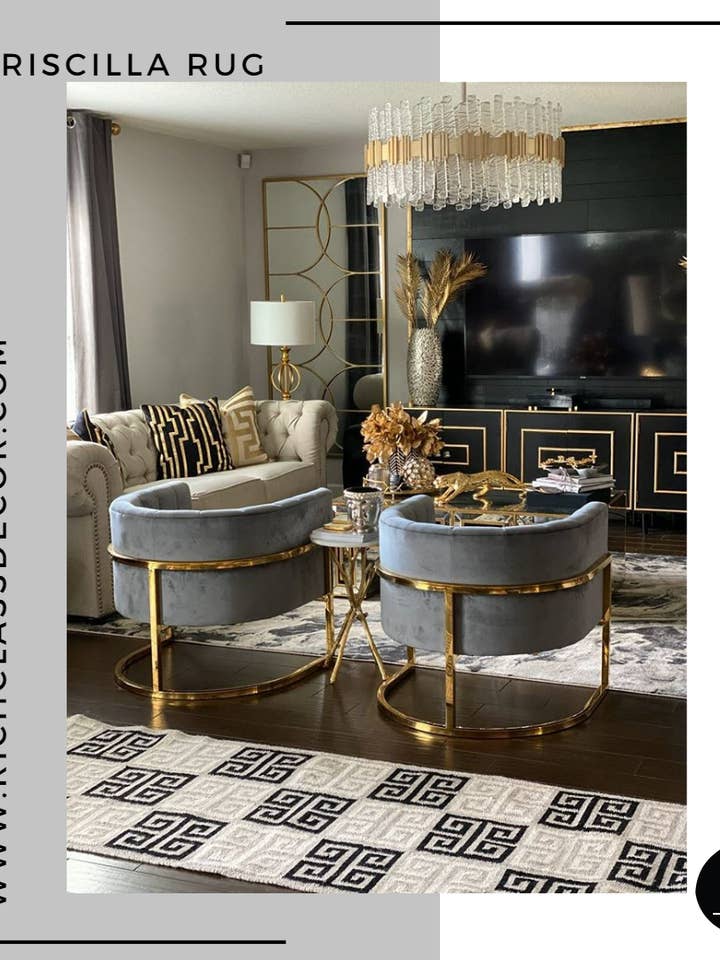 PRISCILLA premium skräddarsydd lyxig handvävd ulllöparmatta för wholesale av Rich Class Decor