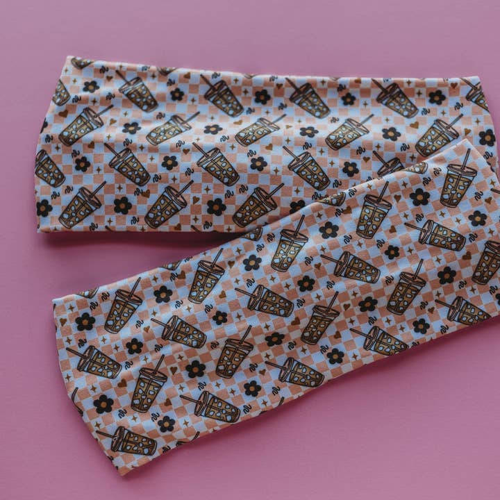 Diadema floral de café para venta al por mayor de Headbands by SAY