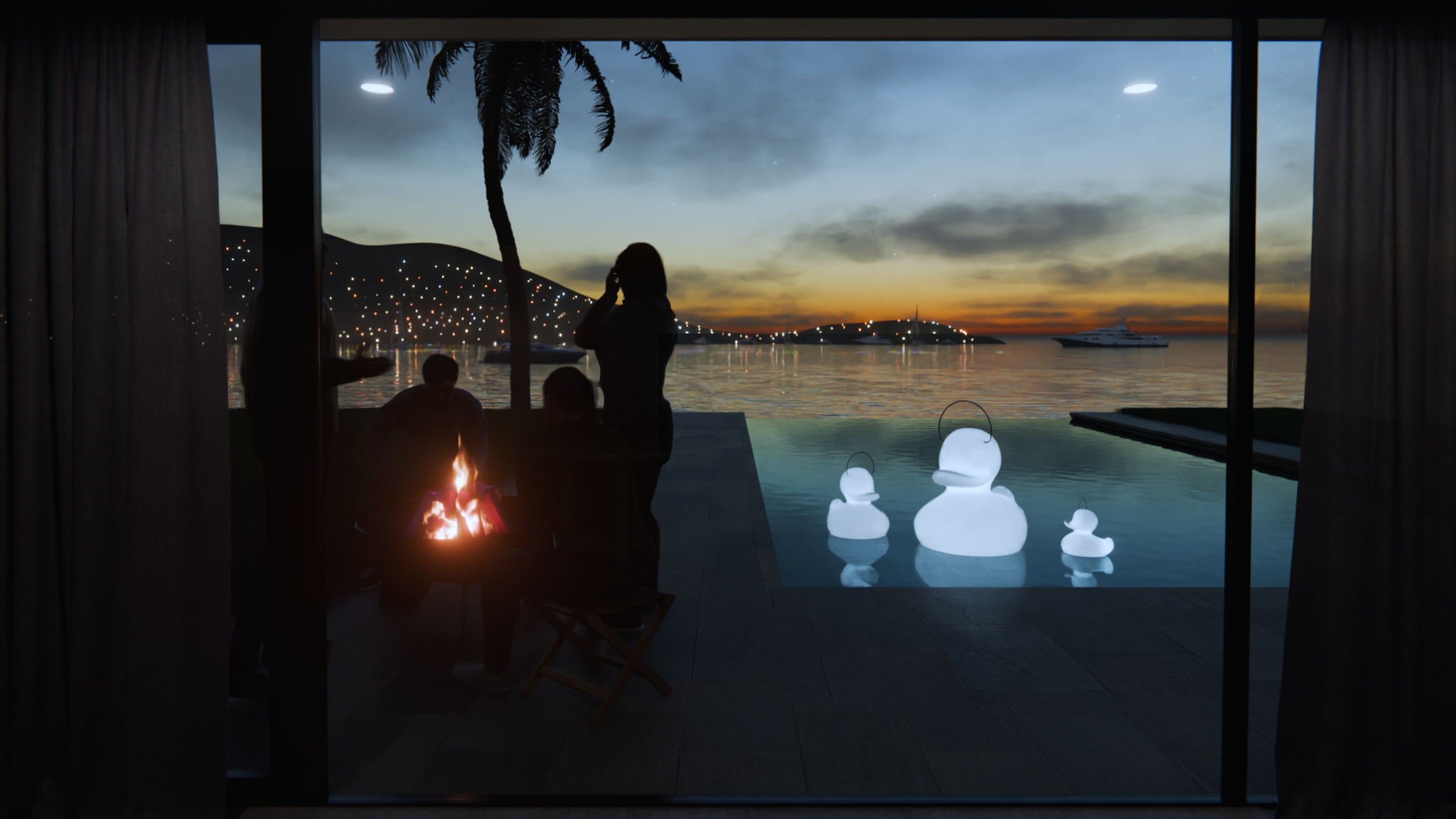 Goodnight Light - Wholesale Accent/Desk Lamp - The Duck Duck Lamp XL 51 cm - floating rechargeable lamp5