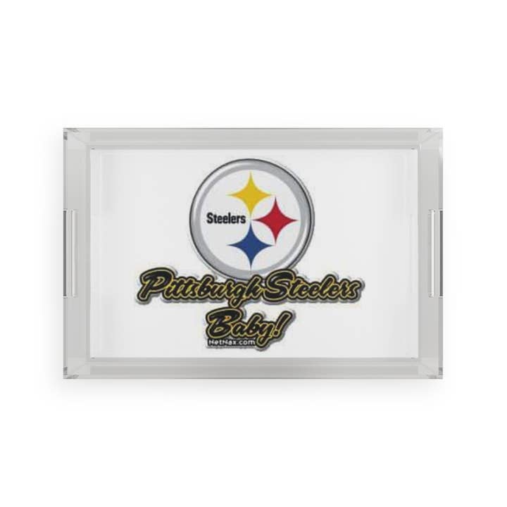 Pittsburgh Steelers. Plateau de service pour la vente par Murray's Coffee