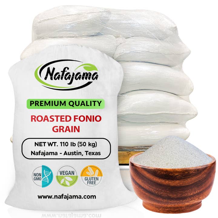 Nafajama Premium Roasted Fonio -1 Pallet (2200 lb) for wholesale by Nafajama