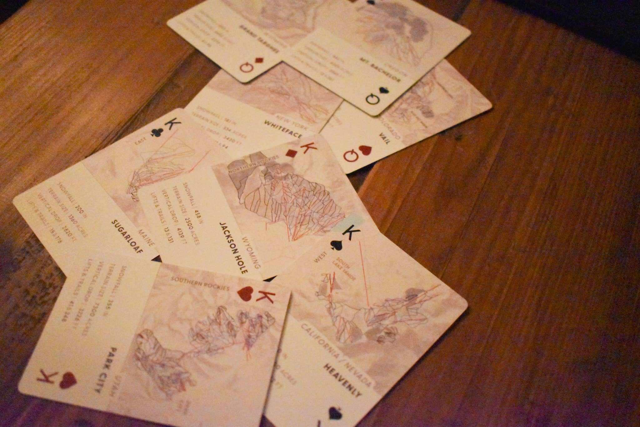 Pine + Ember – Großhandel Spielkarten – Ski the States – Bucket-List-Spielkarten2