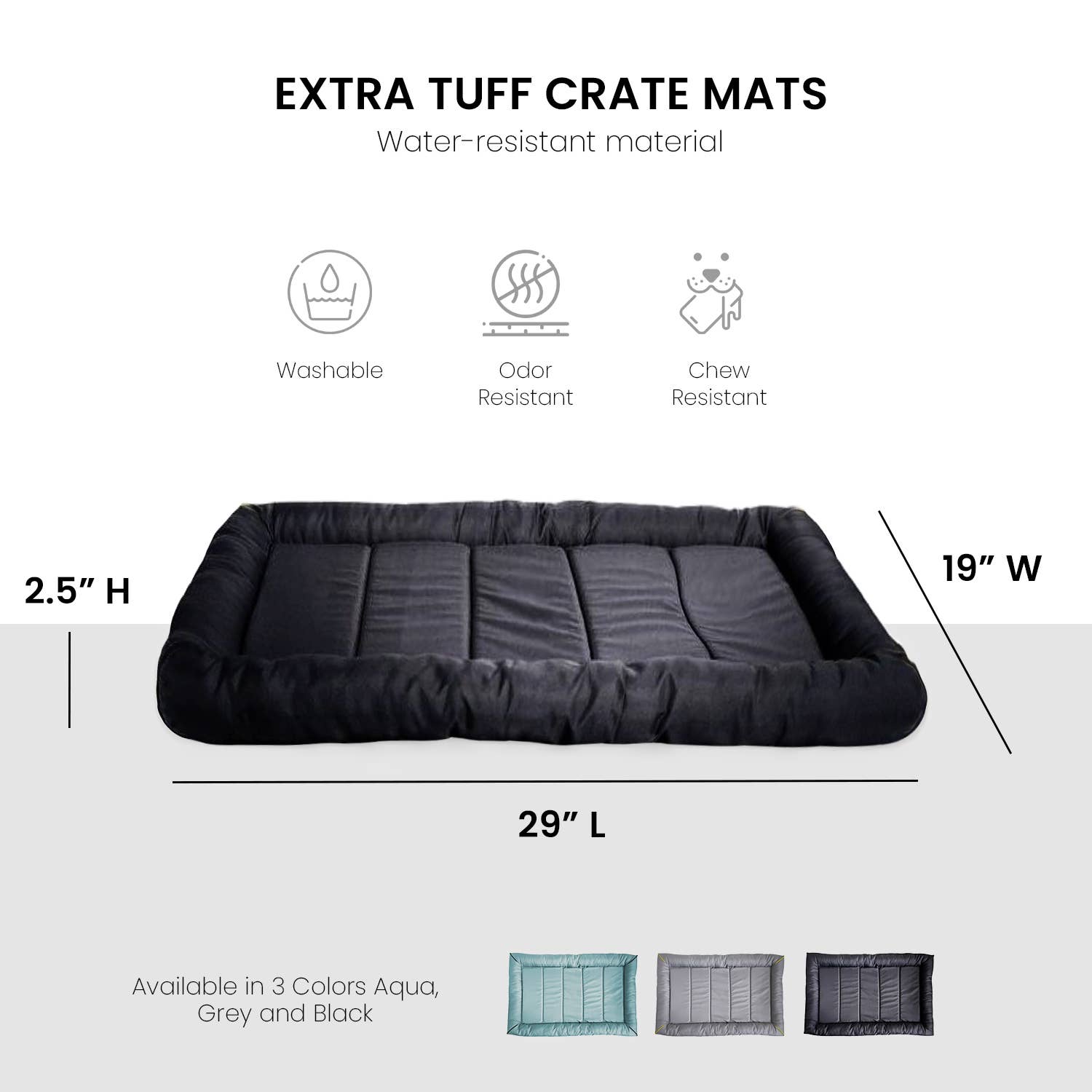 Precious Tails - Wholesale Pet Bed - Dog - Precious Tails Xtra Tuff Crate Mat19