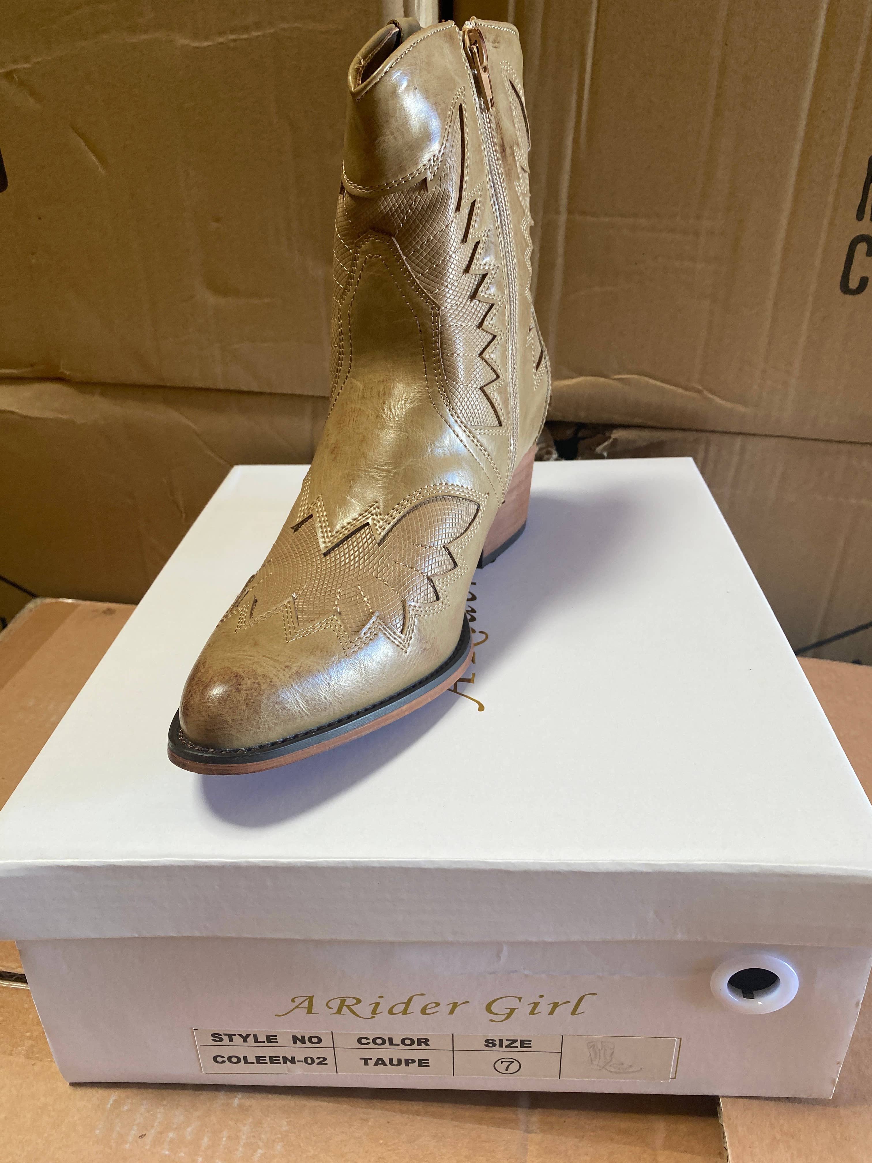 Mars Sky Shoes Wholesale - Wholesale Cowboy Boots - Women's - Arider Girl COLEEN-02 Western Cowboy Booties5