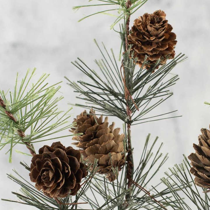 Factory Direct Craft - Wholesale Artificial Plant - 15" Artificial Smoky Mountain Pine Spray 1