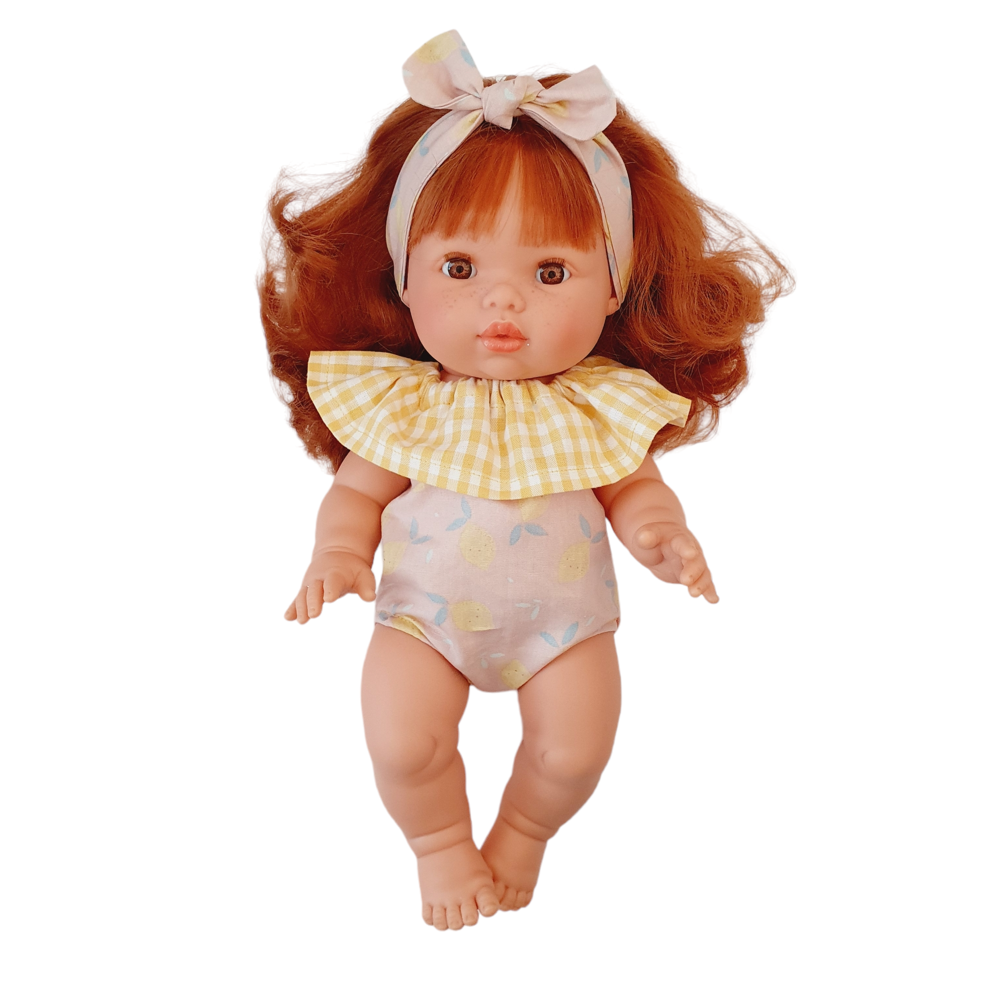 Maman Poule et Papa Coq - Wholesale Doll - Kids - VICHY/FLEURS romper0