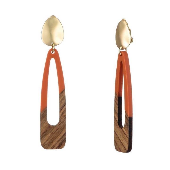 BELLE MISS - Wholesale Dangle Earrings - Asai clip-on earrings0