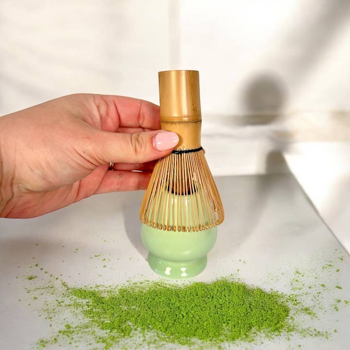 Bamboo Switch - Wholesale Whisk - Bamboo Matcha Tea Whisk in Paper Tube | Earth Day Bestseller