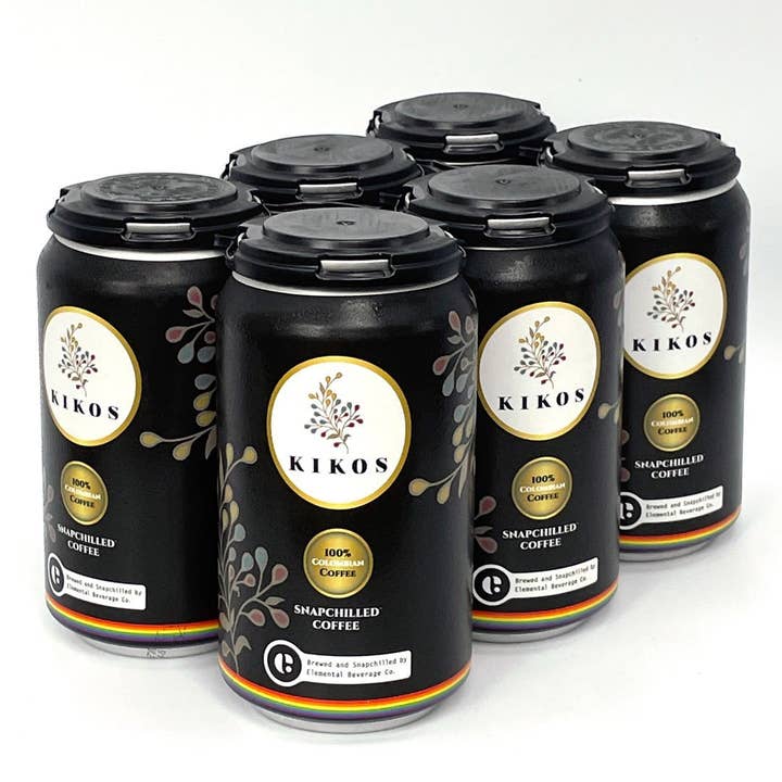 Kikos Coffee & Tea - Wholesale Iced Coffee/Cold Brew - Kikos Snapchilled™ Coffee - Colombian Cold Coffee -12 Oz can4