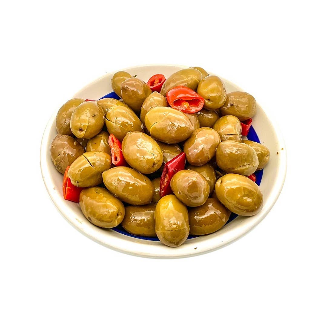 almasicily - Wholesale Olives - Green olives. Seasoning 5.0 kg bucket3