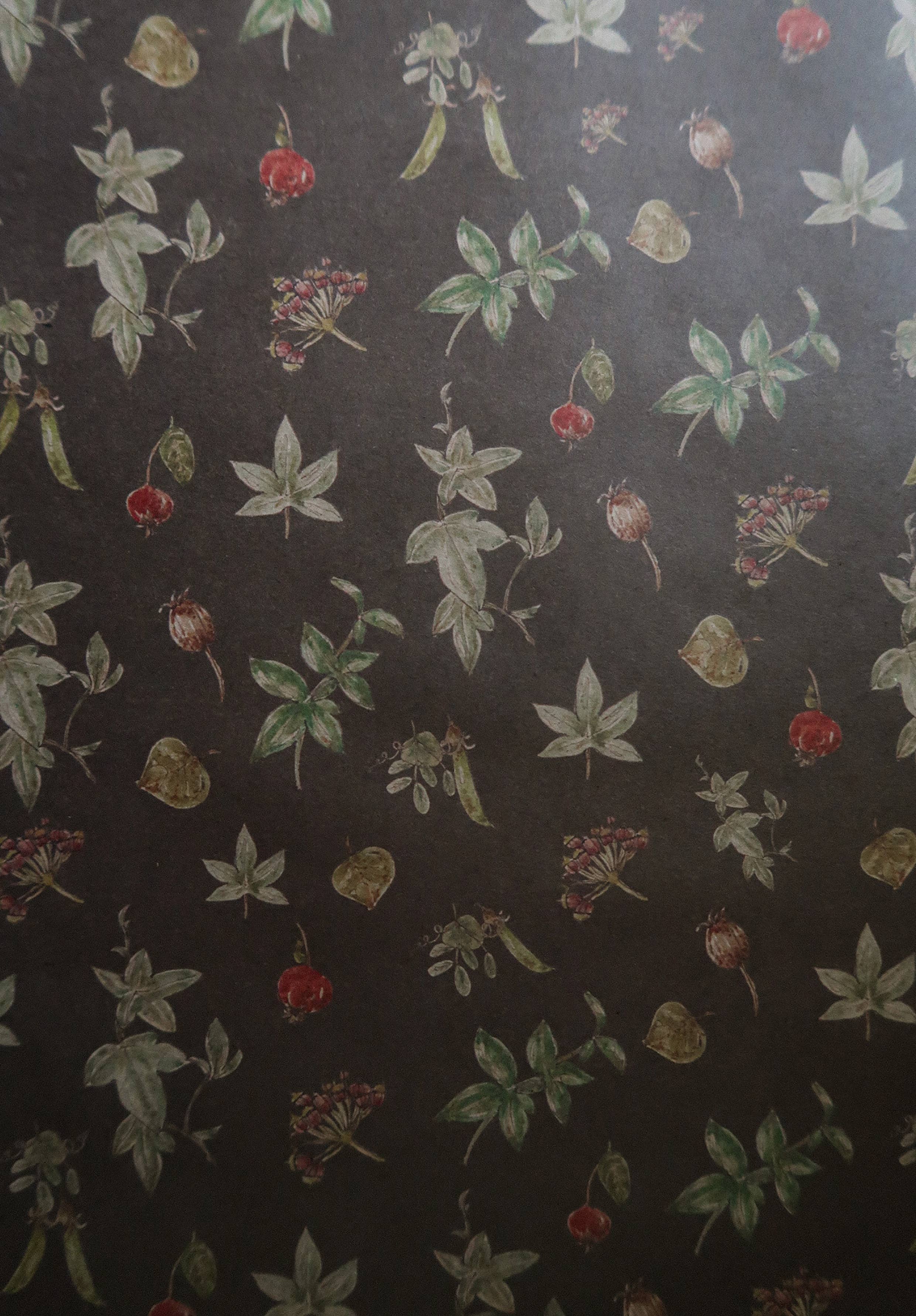 MyDesignPictures – wholesale Wrapping paper roll – Set Of 3 Pieces botanical Kraft Wrapping Paper5