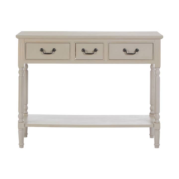 Heritage 3 Drawer Console Table for wholesale by Interiors by Premier