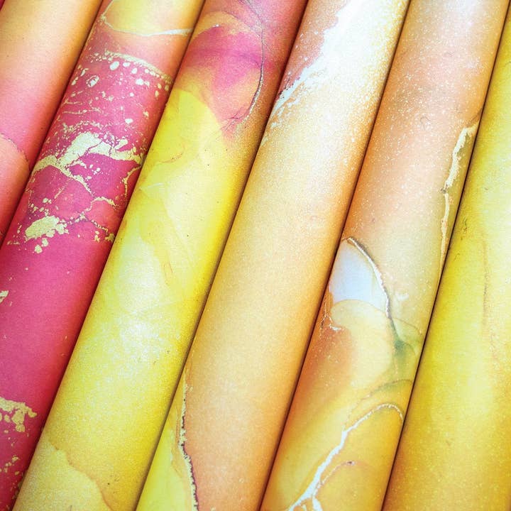 Ecstasy Crafts Distributing – wholesale Craft supplies – Craft Consortium Ink Drops - Sunset 12x12 Premium Paper Pad5