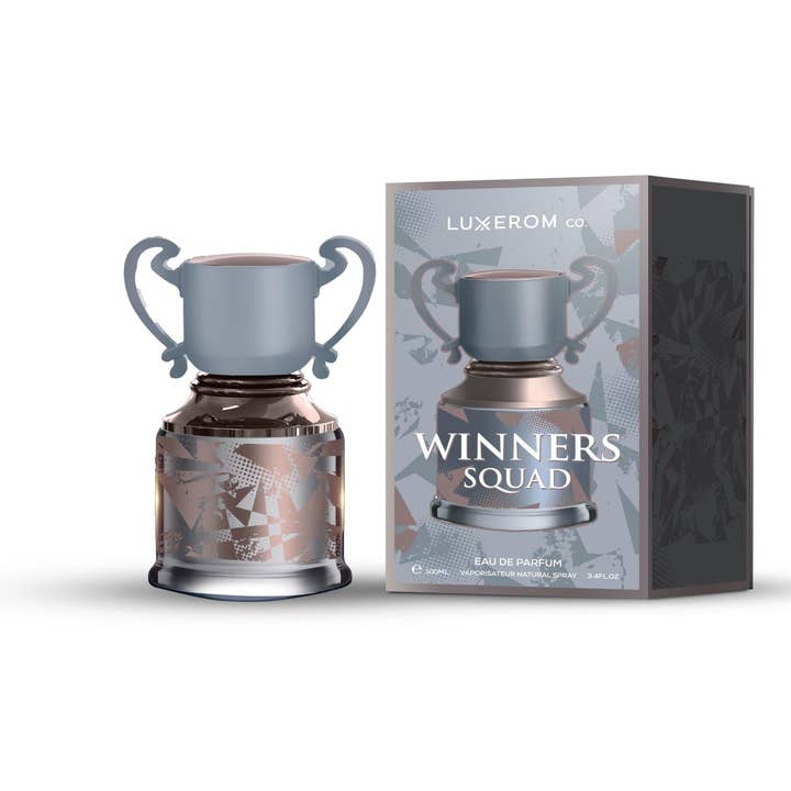 PARFUM 100ML LUXEROM WINNERS SQUAD pour la vente par Yes Love Cosmetics