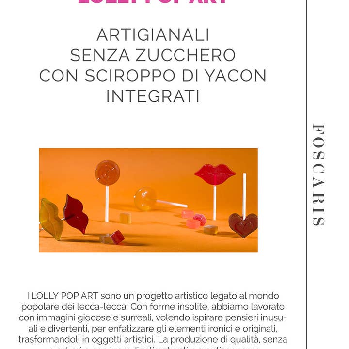 FOSCARIS - Wholesale Lollipop - LOLLY POP ART PINEAPPLE, ENRICHED, SUGAR-FREE4