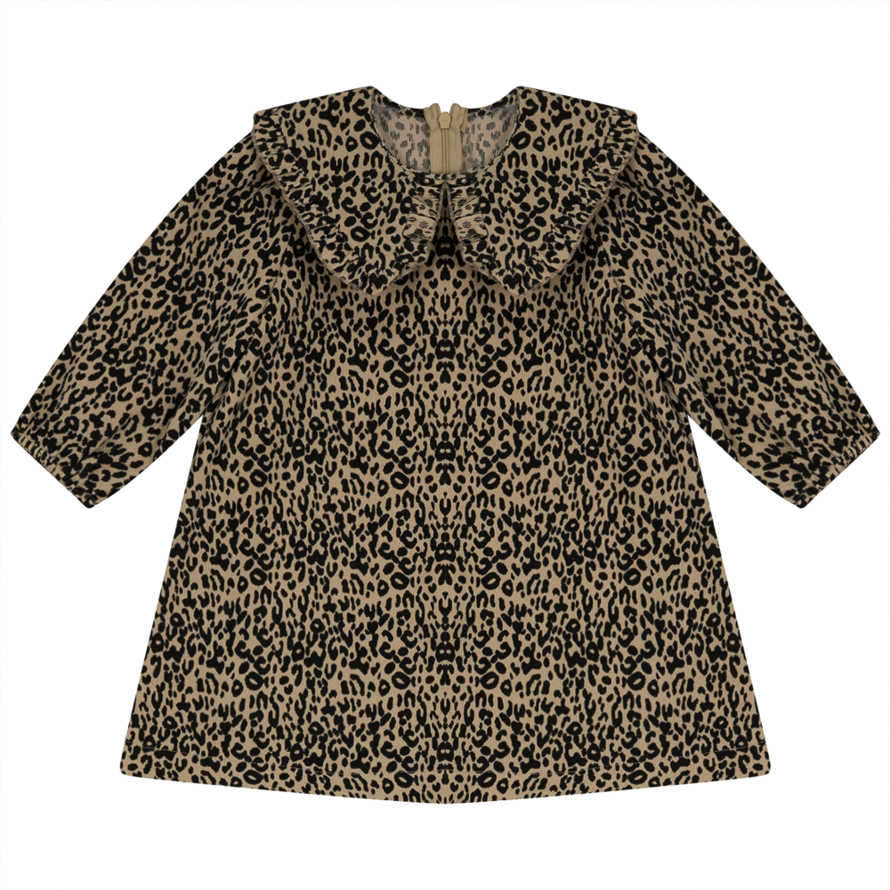 Hush.Shop - Wholesale Dress - Kids - Lepord Print Corduroy Dress2