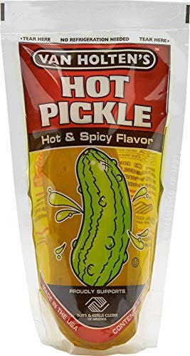 Shop The King - Wholesale Pickled Vegetables - Van Holten's Pickle In-a Pouch Variety Pack, 12 pickles, 3 of each Flavor of Kosher, Dill, Hot & Spicy and Sour Ready to Eat Single Serve Pickles4