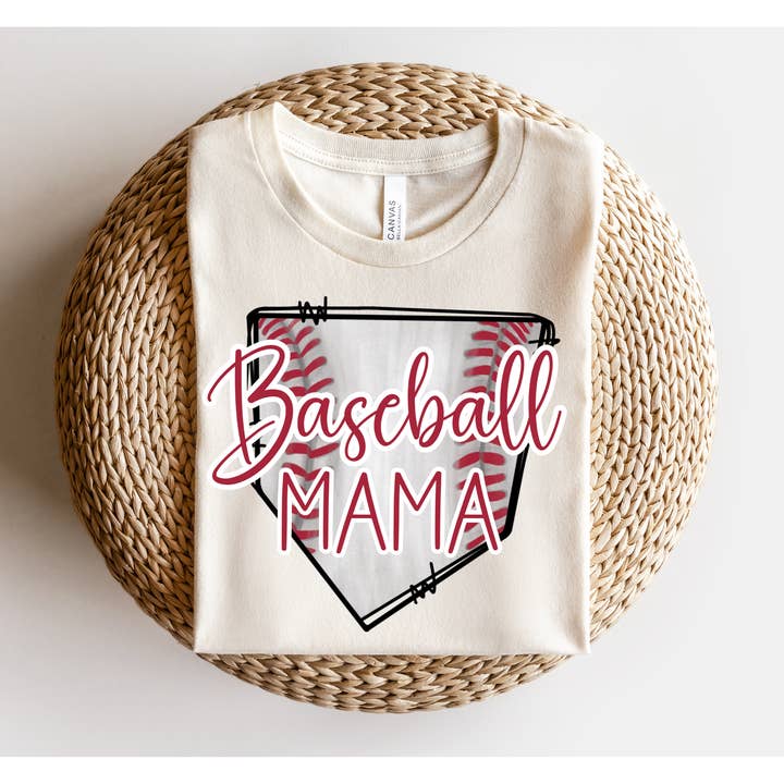 BASEBALL MAMA BALL TRANSFER - DTF Transfer for wholesale by Sassy and Sublime
