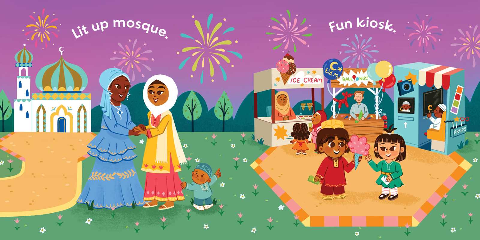 Simon & Schuster - Wholesale Baby & Toddler Book (0-2) - Excited for Eid (An Our Neighborhood Series Board Book for Toddlers Celebrating Islam) by Marzieh Abbas3