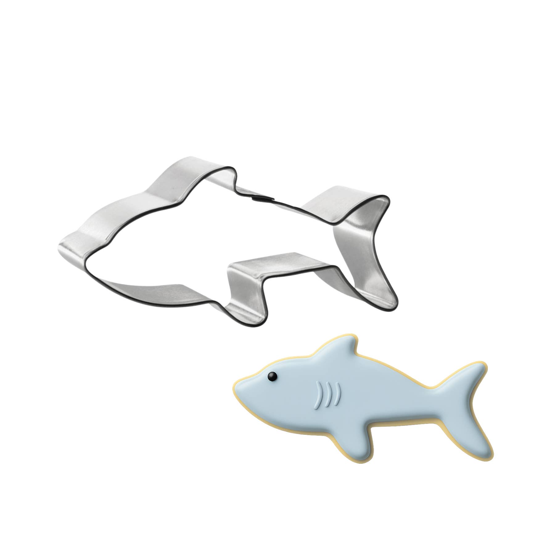 CookieCutter.com – wholesale Biscuit cutter – Baby Shark Cookie Cutter 3.25 in B914