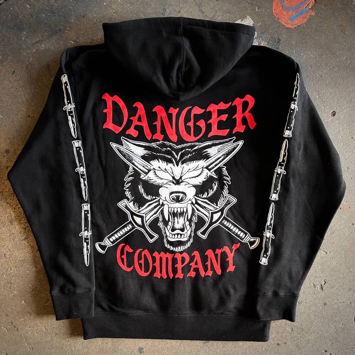 Heavyweight Zip Hoodie for wholesale by Danger Company