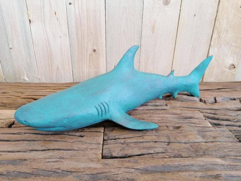 Michael & Philipp Noll e. K. - Wholesale Decorative Figurine - Shark Figure Statue 41.5x18.5x13H cm6