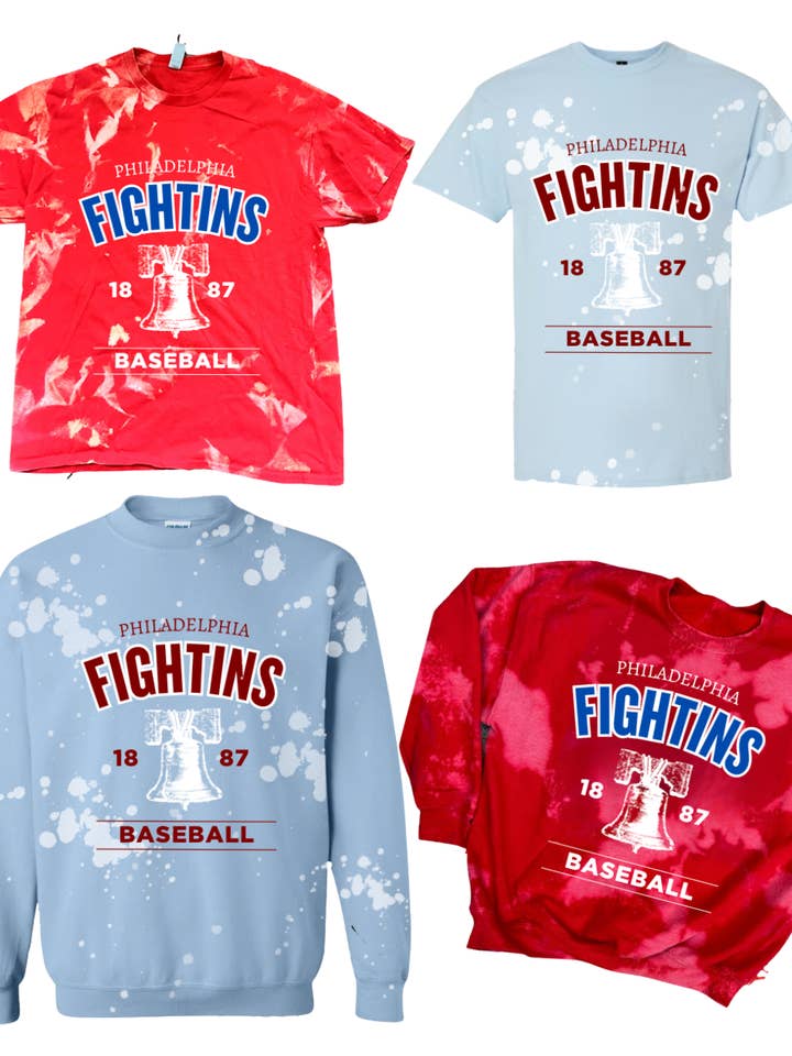 Philadelphia Fightin Tee/Sweatshirt for wholesale by Dye Hard Fan
