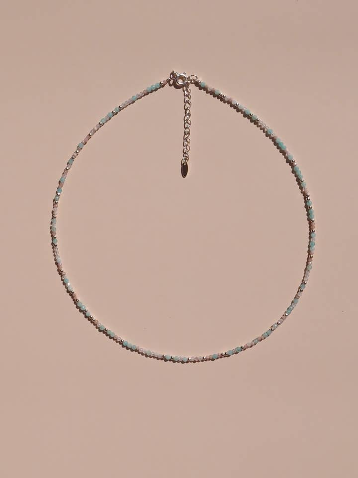 Beaded Choker Necklace Gemstones for wholesale by Alesi Jewellery