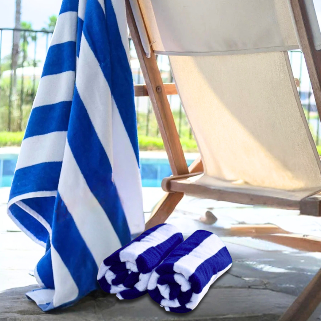 Pro Towels - Vente Serviette de plage - Serviette de plage Cabana standard : 100 % velours éponge de coton9
