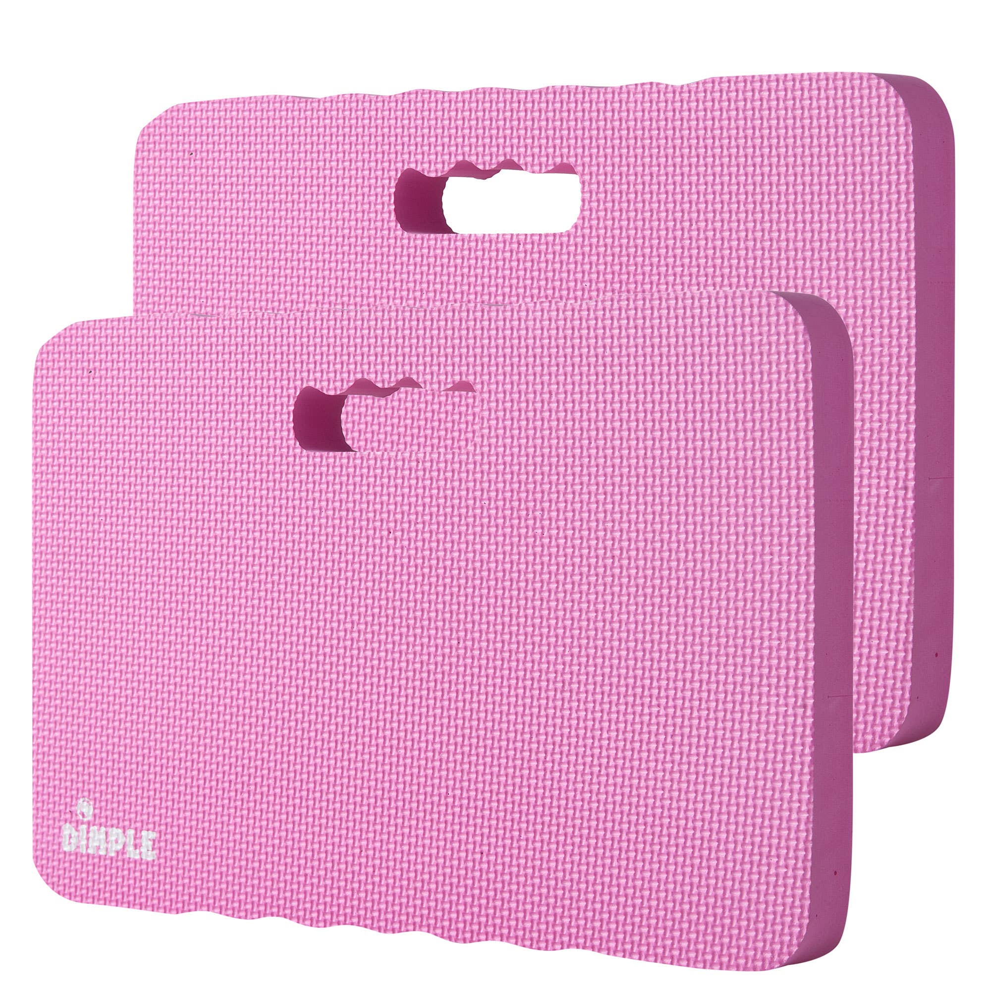 Dimple - Wholesale Gardening Kneeling Pad - Kneeling Pad Mats 1.5" Thick Foam, Pink (Qty 2)1