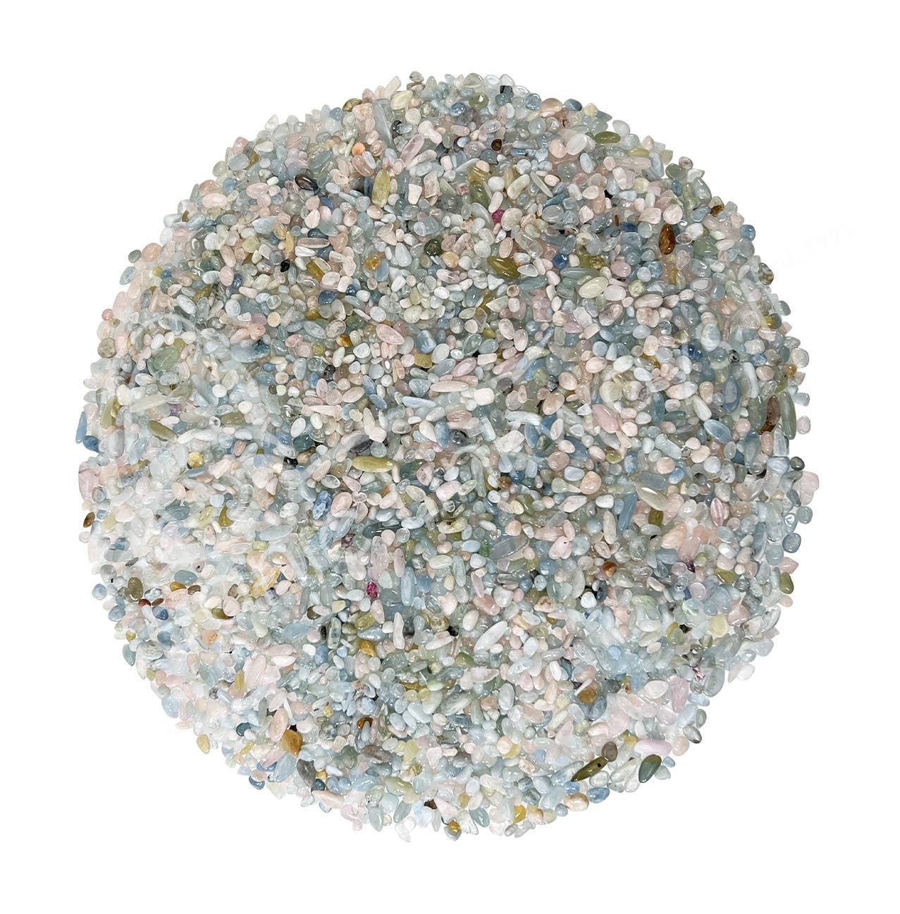 Oceanic Linkways Inc - Wholesale Spiritual Stone/Crystal - (KG)TUMBLED CHIPS - MORGANITE 5-20 MM0