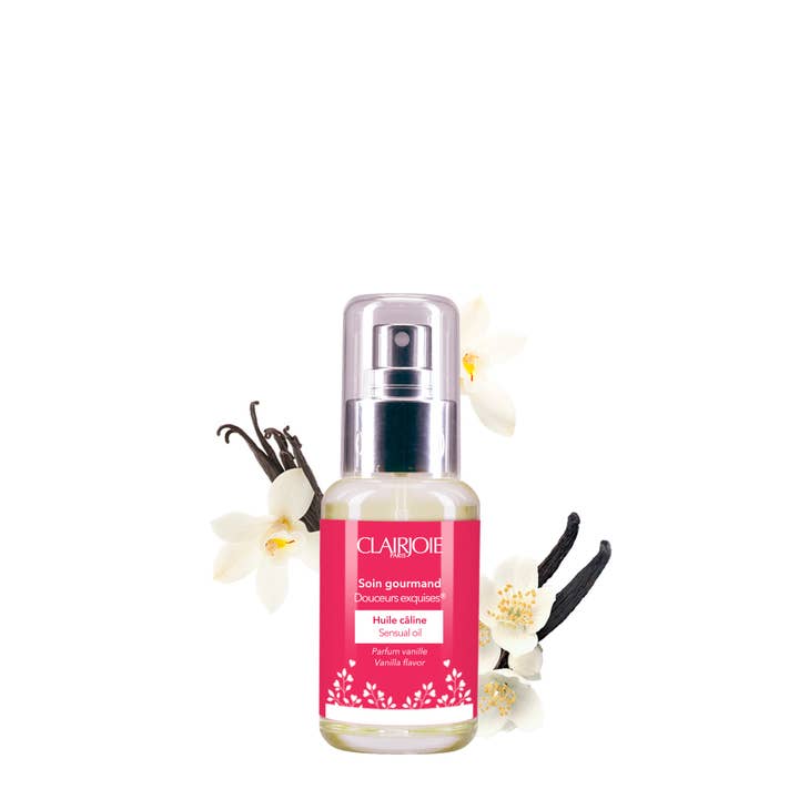 Clairjoie - Wholesale Bath/Body Oil - Vanilla 50ml edible face and body massage oil