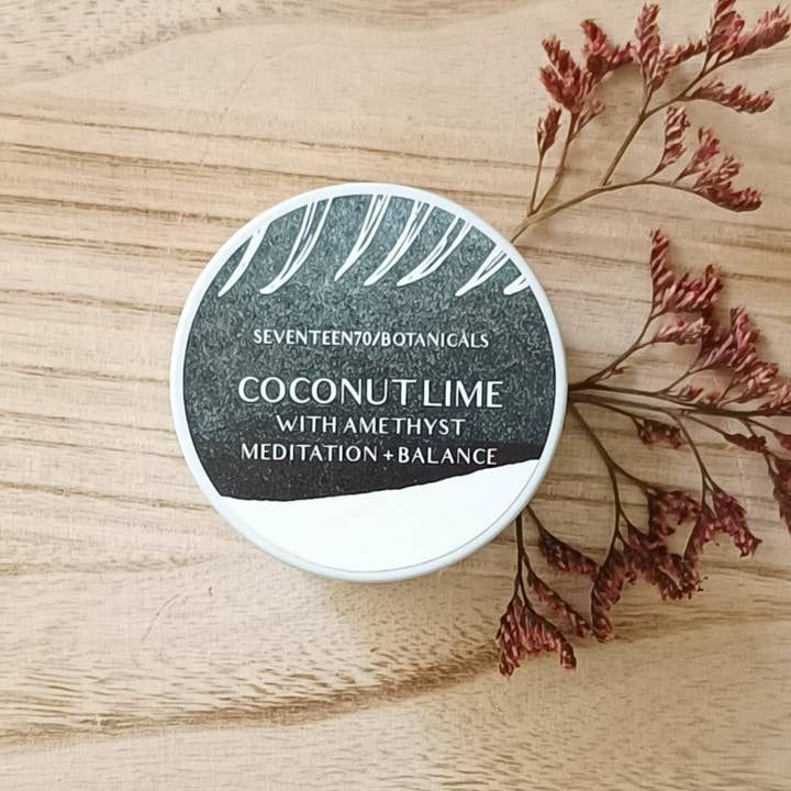 Seventeen70 Botanicals - Wholesale Travel candles - Coconut lime travel tin1