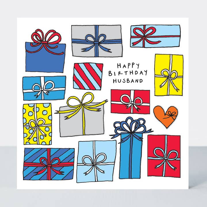 Rachel Ellen Designs - Vente Cartes d'anniversaire - Cerveau dispersé - Carte d'anniversaire pour mari/Cadeaux colorés0