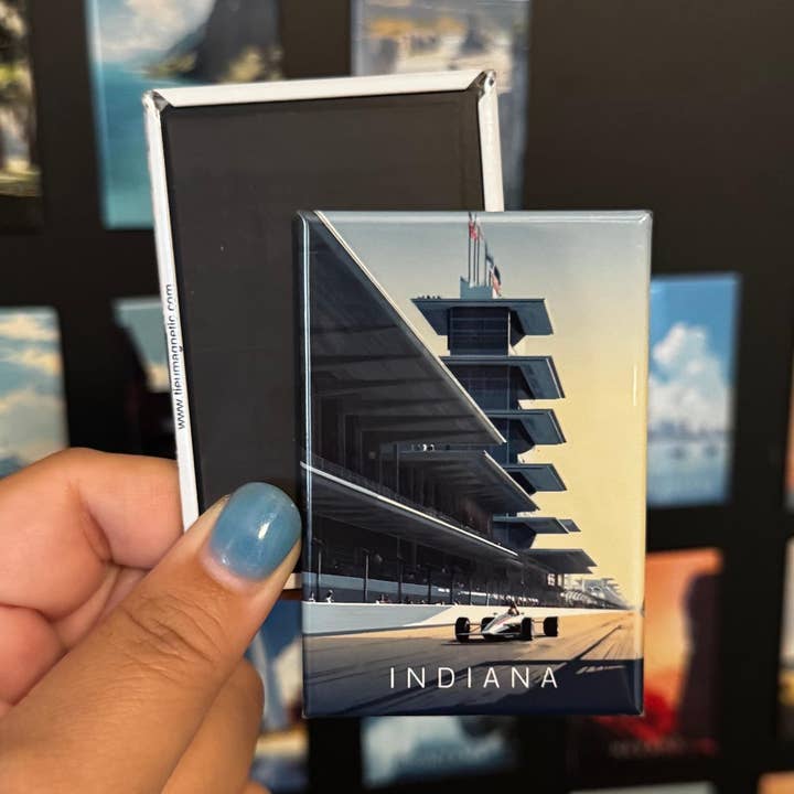 Indiana State Magnet - Monument d'Indianapolis pour la vente par Tieu Magnetic