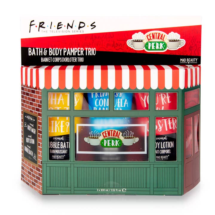 Mad Beauty Warner Friends Central Perk Pamper Trio - 6pc for wholesale by Mad Beauty USA LLC