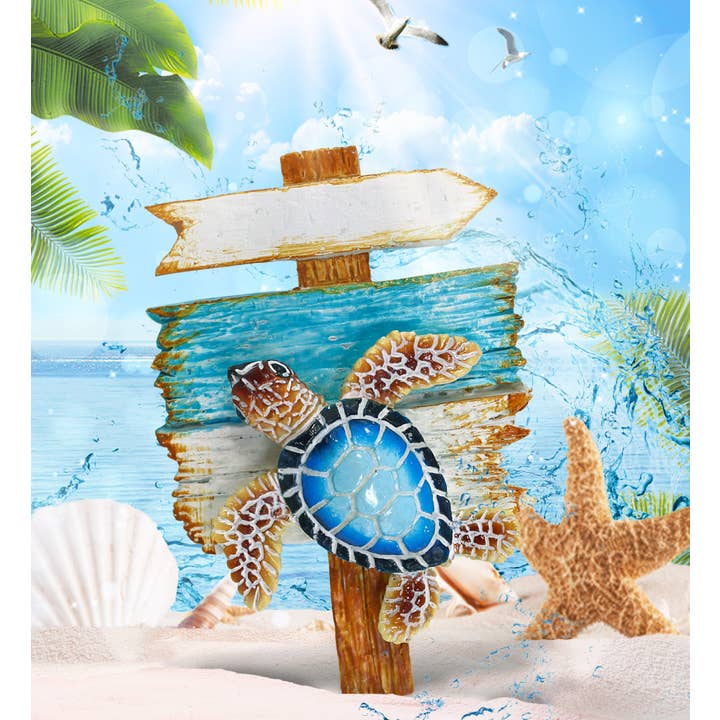 Cota Global - Wholesale Magnet - Resin Magnet - Wooden Sign - Sea Turtle1