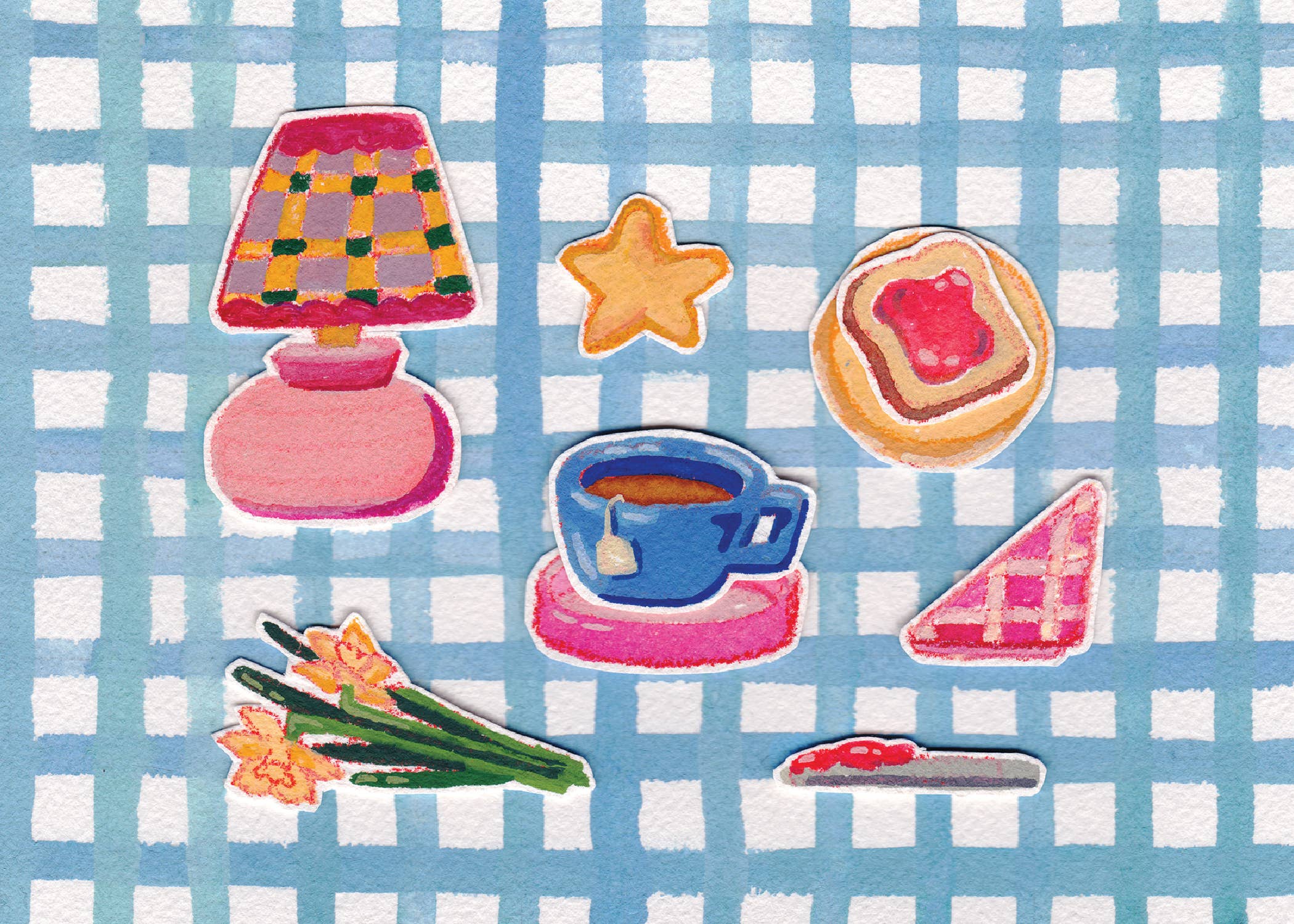 Everyday Antonia Mae - Wholesale Art Print - Jam & Bread | 5x7 Print1