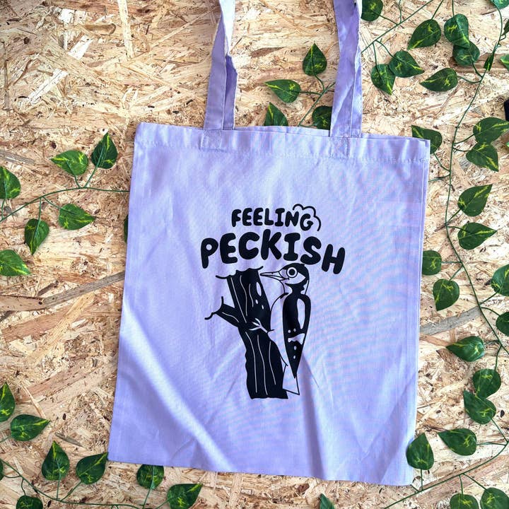 Feeling Peckish Tote Bag for wholesale by hello DODO