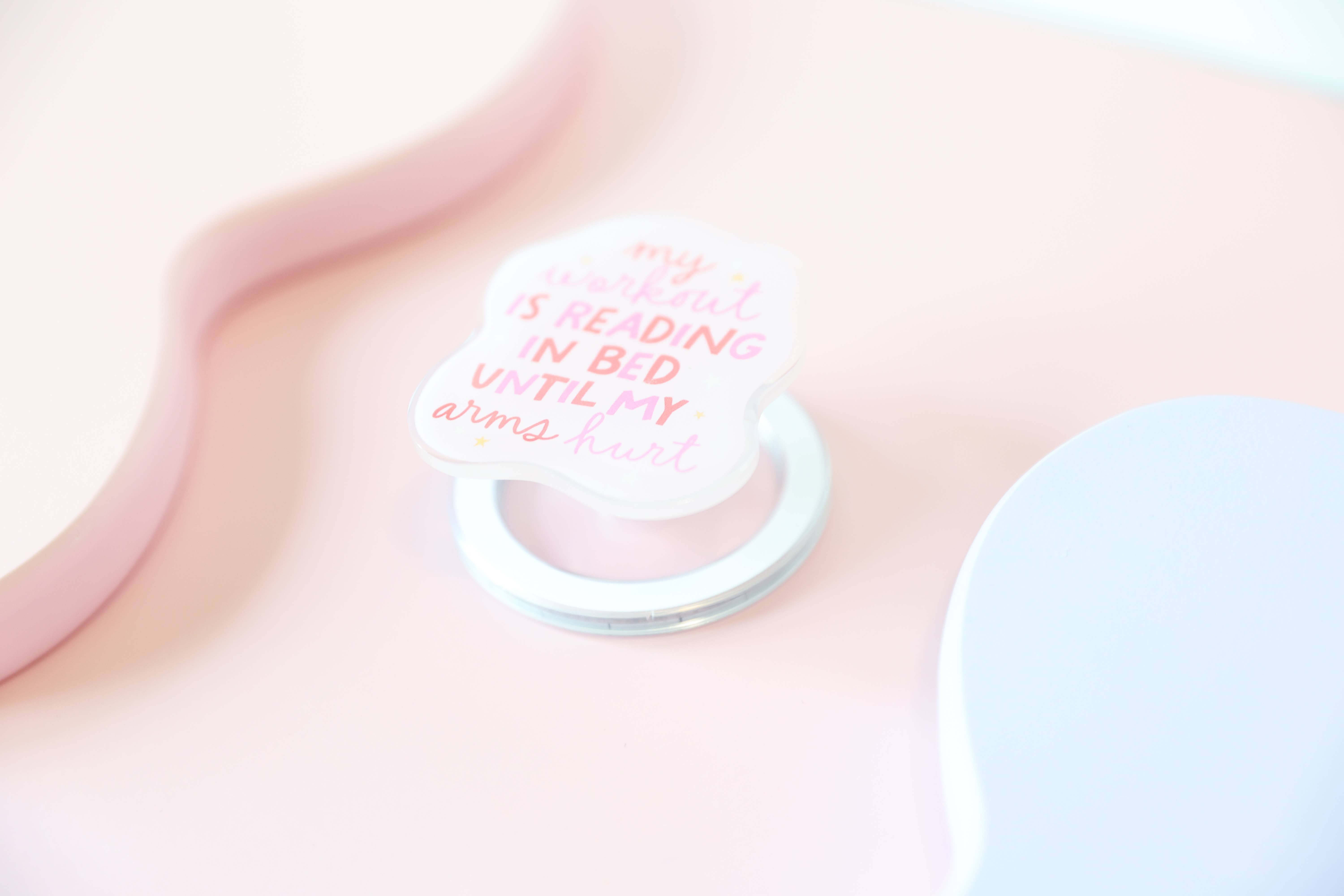 The Blush Hut - Wholesale Phone Grip - My Work Out Is Reading Kindle Grip -  Book Lover Accessory2