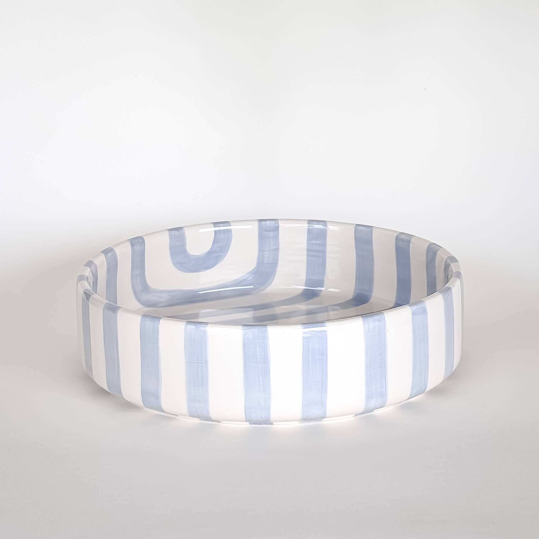 Magazin Minori - Wholesale Bowl - Large bowl Stripes - morning azzurro6