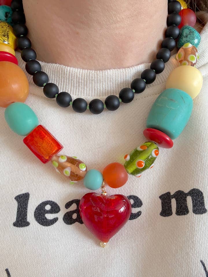 The Bleeding Heart Club Necklace for wholesale by XTRA by Stacey