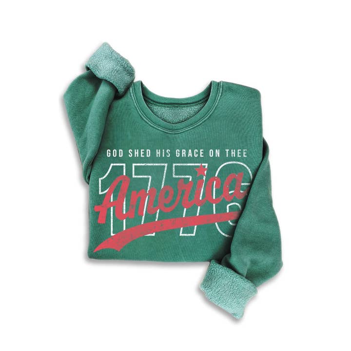 HRTandLUV - Wholesale Sweatshirt - Women's - GOD SHEED HIS GRACE ON THEE MINERAL SWEATSHIRTS4