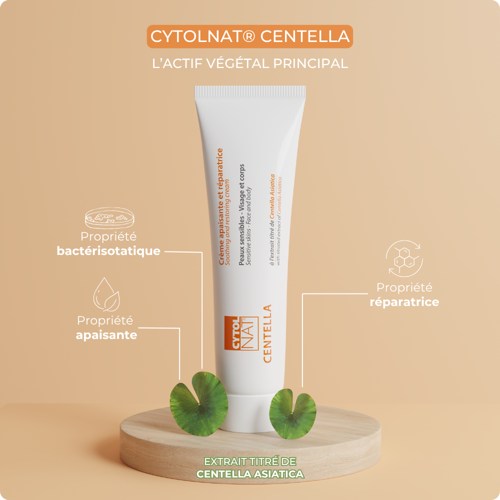 Laboratoires Cytolnat - Wholesale Healing Salve/Balm/Cream - CYTOLNAT - Centella Soothing and Repairing Cream - 100ml2