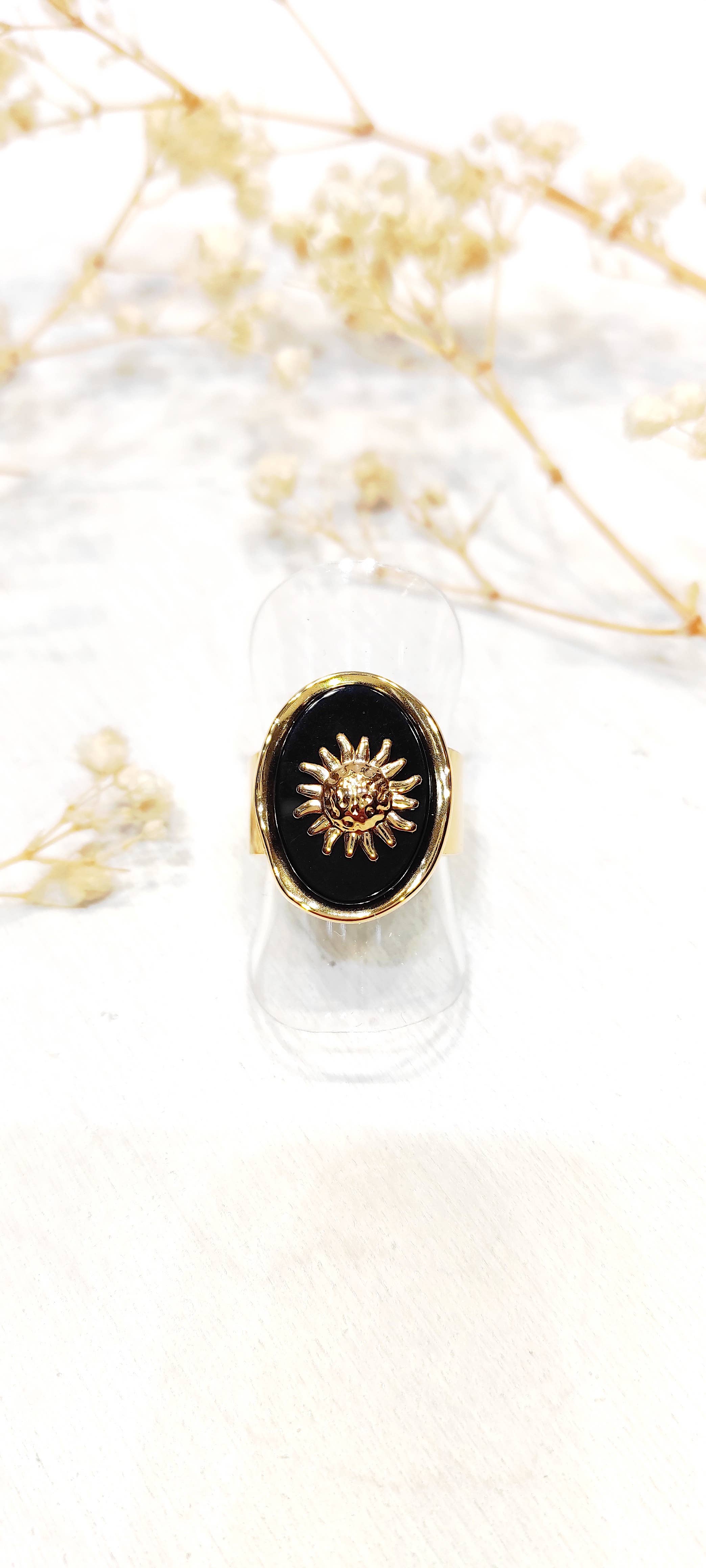 LOLO & YAYA - Wholesale Band/Stacked Ring - Ring with Oraine sunstone0