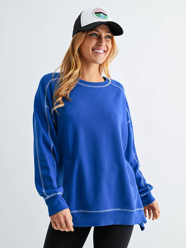 Stitchline Boxy Sweatshirt for wholesale by Mono B
