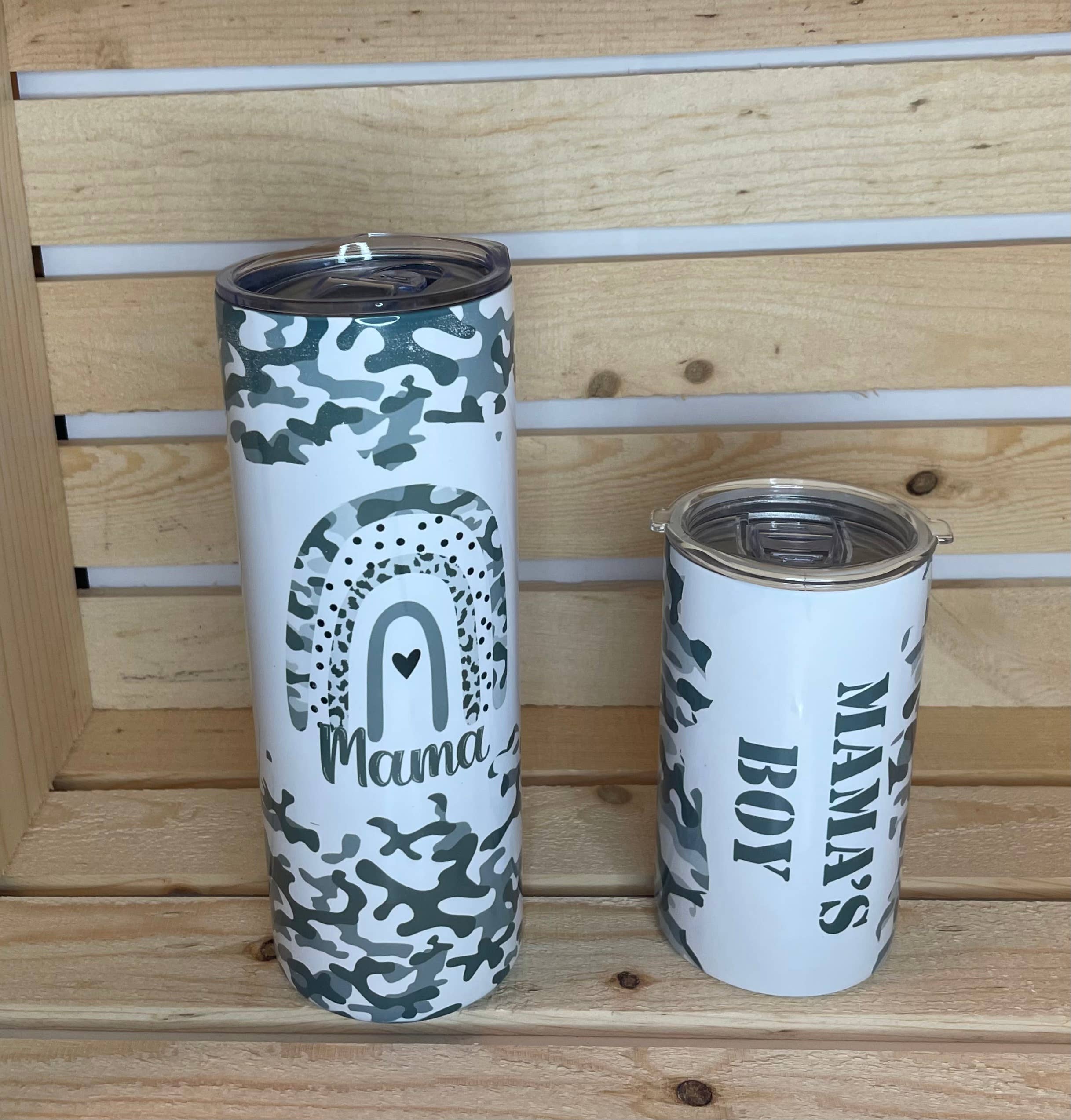 GingerSnapzz - Wholesale Insulated Mug/Tumbler - Mama/Mamas Boy Tumbler Set1