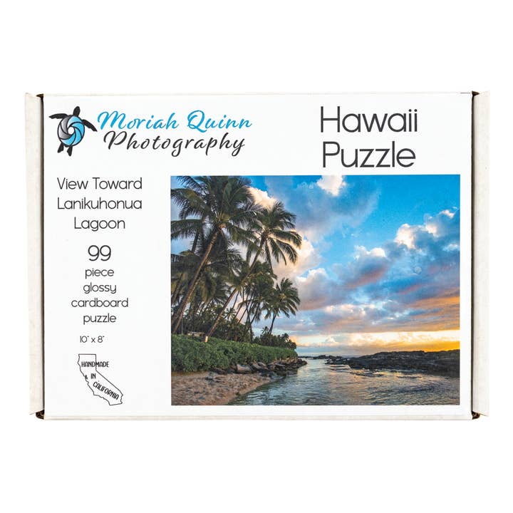 View Towards Lanikuhonua Lagoon - Hawaii - Puzzle for wholesale by MORIAH QUINN PHOTOGRAPHY