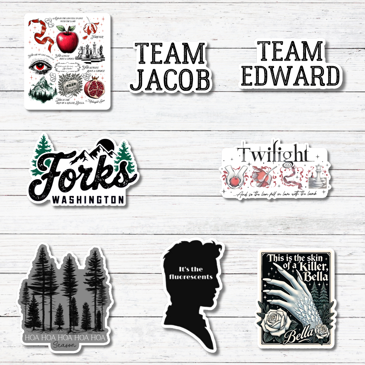 Oily Graphic Creations - Vendita all'ingrosso Adesivo - Adesivo/Magnete Team Jacob - Twilight 22